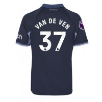 Tottenham Hotspur Micky van de Ven #37 Udebanetrøje 2023-24 Kortærmet